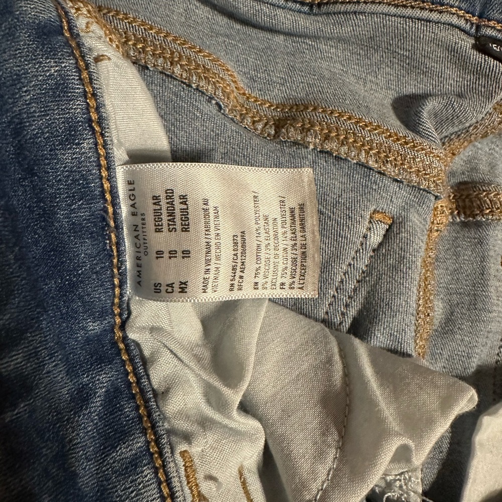 American Eagle Size 10 Regular Stretchxjegging - image 3